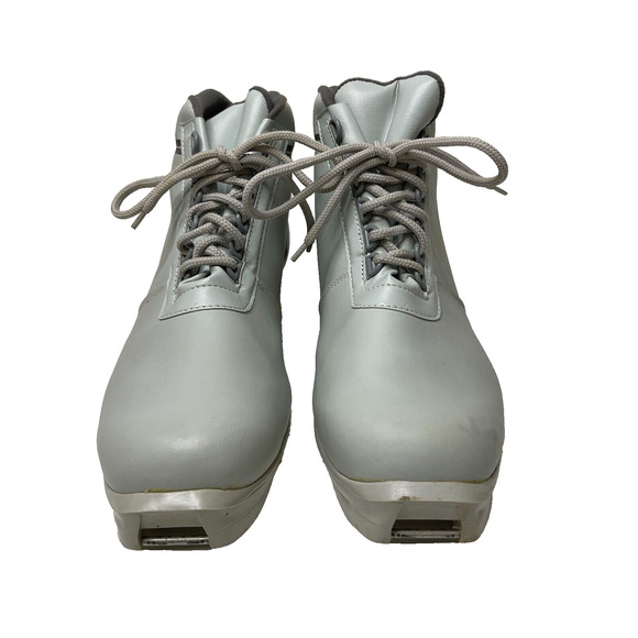 Artex Men's Ski Snow Shoes White Gray Lace Up Approx. Size13" Men Size - Picture 2 of 13